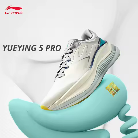 LI-NING YUEYING 5 PRO Men's Reflection Cushioning Protective Professional Competition Running Shoes 