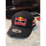 Red Bull Hat Men's Breathable Flat Brim Baseball Cap