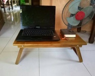 Meja lipat laptop kayu meja belajar meja lipat kayu jati mozaik table