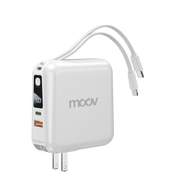 [25 มิ.ย. ส่งฟรี] Moov PB01 (W1501) แบตสำรอง 15000 mAh ชาร์จเร็ว QC 3.0 PD 20W Powerbank พาวเวอร์แบง