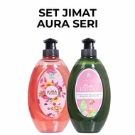 D’HERBS Combo Gel Mandian Aura Seri (Bidara & Aura 7 Bunga) – Body Care Set Jimat