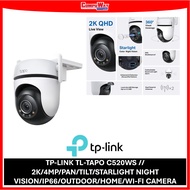 TP-LINK TL-TAPO C520WS // 2K/4MP/PAN/TILT/STARLIGHT NIGHT VISION/IP66/OUTDOOR/HOME/WI-FI CAMERA