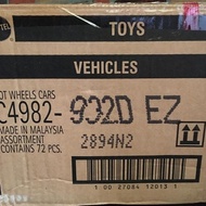 Mattel Hotweels Cars C4982-932DEZ 1 Box (72 pcs) SNI Seal