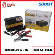 PROMO - CHARGER AKI OTOMATIS SUOER 10A CHARGER ACCU CASAN AKI 10 AMPERE