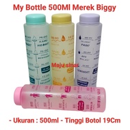 Botol minuman My bottle Botol Minum BPA FREE my botol 500ML biggy majusinar