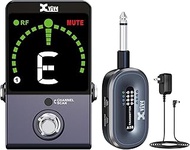 Xvive P58 Wireless Guitar Pedal System 5.8GHz Wireless Guitar Transmitter and Chromatic tuner Pedal 