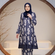 KEBARUNG COTTON BATIK LEONA - SAIZ XS SEHINGGA PLUS SIZE 5XL - RAYA 2024 BY MY MOM COLLECTION