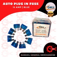 OKII Plug In Fuse 15 AMP - 100pcs per Box (sold per box)