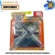 Matchbox MBX Sky Busters MBX Bubble Copter Silver Aircraft 939F