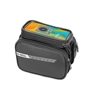 Bicycle Front Beam Bag Mountain Bike Cellphone Storage Bag Bicycle Front Hanging Carry Bag Waterproo