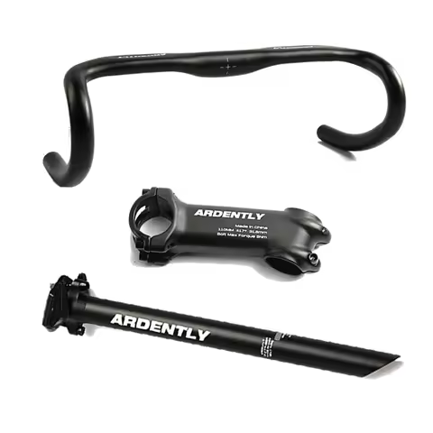 ARDENTLY NEW Bike Handlebar + Stem + Seat Tube Cycling Fixed Gear Track Bicycle Bars Sets Single Spe