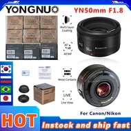 YONGNUO lens YN50mm F1.8 F1.8II EF 50mm f/1.8 Auto Focus YN50 Aperture AF For Canon EOS 60D 70D 5D2 