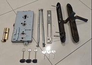 義大利頂級豪宅CISA鎖(內含2份鎖+共6把鑰匙)詳載如圖