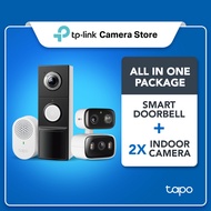 【HOME SECURITY】TP-Link Tapo C246D + D235 CCTV Bundle | Loceng Pintu Video WiFi 2K, Pengesanan Perger