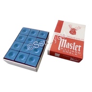 ชอล์กฝนหัวคิว ตรากวาง MASTER เกรด B สีน้ำเงิน ( 1 กล่อง 12 ชิ้น)🚗ค่าส่งราคาถูก🚗