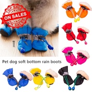 Pet Dog Soft Bottom Rain Shoes Shoes Teddy Bichon Soft Shoes Dog Bottom Shoes Footwear Pet T9o7