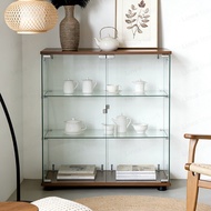Minimalist Glass Dining Side Cabinet Household Entrance Storage Locker Living Room Wall Cabinet Hand