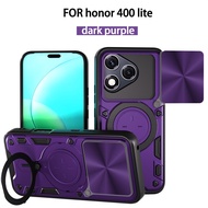 Vỏ cho Honor 400 Lite 5g 2025 trường hợp có nam châm chống sốc chủ xe Vòng bìa cho honor400lite 400l