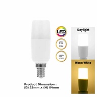 5W E14 LED Stick Bulb T28 Light Bulb 220V-240V LED Lamp Home Decoration Chandelier Candle Light