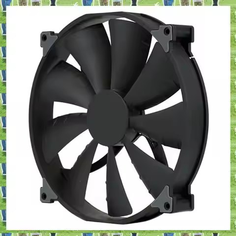 2025-PHANTEKS 200Mm PH-F200SP Black Quiet Computer Case Fan, 4Pin PWM High Air Volume Cooling With H