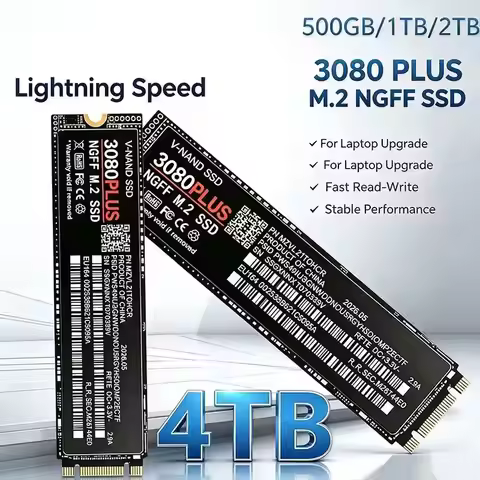 External Hard Drive SSD 3080 Plus M.2 NGFF Solid State Drive 500GB 1TB 2TB 4TB High Capacity Storage