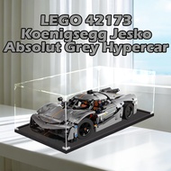 Lego Acrylic Display Box For lego 42173 Koenigsegg Jesko Absolut Grey Hypercar Popmart Figurine Labu