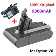 21.6V 9800mAh Li-ion Battery for Dyson V6 DC58 DC59 DC62 DC74 SV09 SV07 SV03 965874-02 Vacuum Cleaner Battery L30 charger bp039tv