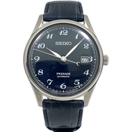 Seiko Presage SARA019 6L35-00B0 男士自動不鏽鋼手錶，琺瑯錶盤，海軍藍