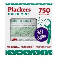 Costco好市多 Plackers 薄荷微香牙線棒 150支 X 5入（共750支）dental floss mint