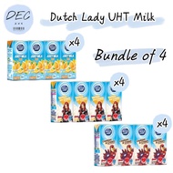 [Bundle of 4]Dutch Lady UHT Milk Juicy Milk Orange/Vanilla Ice Cream/Cookies &amp; Cream 130ml x 4packs*Ready Stock*