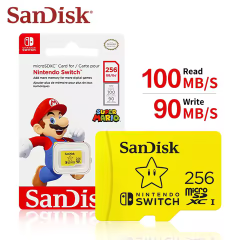 Original SanDisk microSDXC Card for Nintendo Switch 1TB 512GB 256GB 128GB 64GB Micro SD Card Max 100