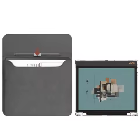 2-IN-1 For Onyx Boox Note Air 4 3 C 2 Plus Clear Pencil Holder TPU Shockproof Cover Case + Sleeve Po