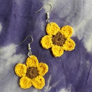 Daisy CROCHET Knitting Earrings