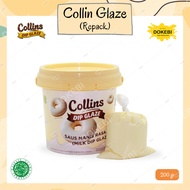 Collins Glaze 1kg Semua Variasi- Coklat Cair - Topping Donut - Topping Pisang Nugget- Milk Tiramisu 