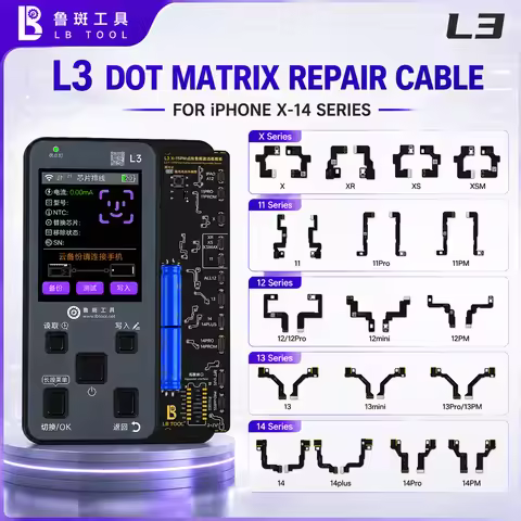 LB TOOL L3 Dot Matrix Repair Cable Chip For iPhone X-17PM Face ID Dot Projector Repair Accessory For
