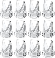 12Pcs Duckbill Valves for Lansinoh Discreet Duo, eufy S1 Pro/S1/E10, Nuliie S32 Breast Pump Replacem