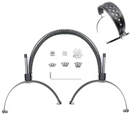 Voarmaks Genuine Leather Full Metal Headband Compatible with Hifiman HE400,SUNDARA,SUNDARA-C Closed-