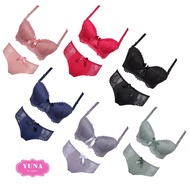 YUNA | Size 34A - 38A | YUNA 227 Wire Brucade Bra Set | Bras and CDs