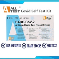(2027 Expiry) Covid Test Kit, Covid 19 Test Kit, 1 Test Per Box, Antigen Test Kit, ART Test Kit, Rea