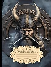 Composition Notebook College Ruled: Viking Vape Enthusiast, Perfect for Vaping and Writing, Size 8.5