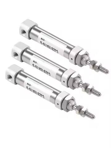 CJ2B6, CJ2B10, CJ2B16 Single Action Mini Pneumatic Cylinder Miniature Magnetic Stainless Steel Axial