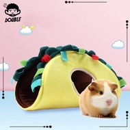 [ Hamster Tunnel Bed Multifunctional Hideout Tunnel Portable Warm Hideout Hideaway