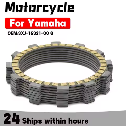 Motorcycle Clutch Disc Friction Kit Discs For Yamaha YZ125 E F G H J K L M N P R S T V W X Y 1993-20