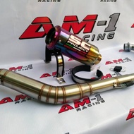 Racing Exhaust SC Project Pelangi New R15 V2 V3 Vva Vixion Nva Nvl Byson MT15 Gsx150 Gsx 150 Satria 