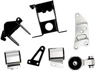 Engine Motor Mounts Bracket Swap Mount Kit Fit for 2006-2011 Compatible for Honda Civic Si K20 K24 F