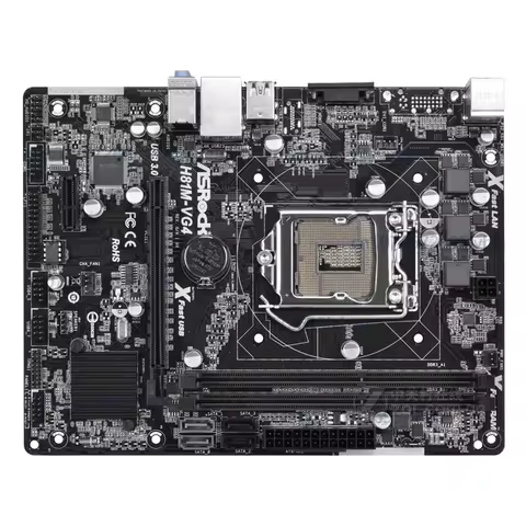 For ASROCK H81M-VG4 Motherboard H81 LGA1150 2*DDR3 16G VGA M-ATX Tested ok