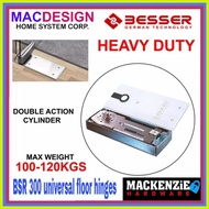 ◊ ✆ ◶ BESSER 300 HEAVY DUTY PIVOT FLOOR SPRING HINGE DOOR HOLD OPEN 100 TO 120KG