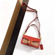🌟誠信商家🌟COACH/蔻馳 Tabby 酒神包紅色配經典老花