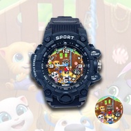Talking Tom and Friend 01 Waterproof Sport Watch for Boys with FREE Spare Battery TM1XSPORT