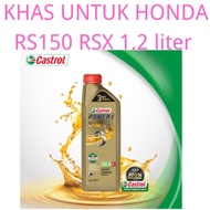 100% ORIGINAL 1.2L 1.2 LITRE CASTROL POWER1 POWER 1 10W-40 SYNTHETIC ENGINE OIL MINYAK HITAM RS150 R